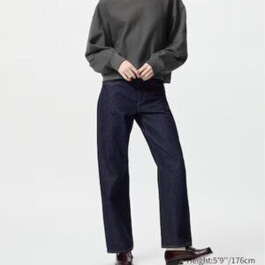 Uniqlo x JW Anderson Straight Leg Jeans in Navy sz 28